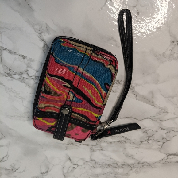 Sakroots Wristlet Coated Multicolor Fabric - Picture 2 of 6